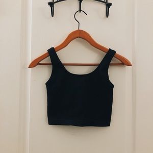F21 workout crop with built-in sports bra!